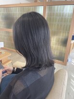 アドラーブル 長岡リップス旭岡店(adorable)&nbsp;シースルーバングくびれ丸みヘア大人可愛い大人美人前髪艶感