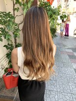 ボアップ(boappu)&nbsp;#ハイライト#バレイヤージュ#外国人風カラー#ミルクティー