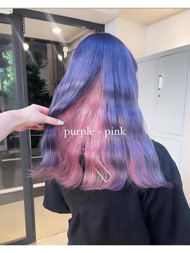 フラム 渋谷(flamme) パープル×ピンク