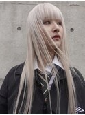 ホワイトブロンド/ブリーチ/表参道/ハイトーン/ロング