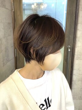 プラグ ヘアーデザイン 大名店(PLUG hair design) 丸みショート