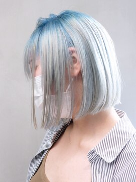 シオン(shion) 美髪韓国ヘアミディアムくびれヘア顔周りレイヤー_ba467111