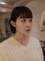 ビュートリアム265(BEAUTRIUM 265) #ミニボブ・イルミナカラー・ブラウン・艶髪・切りっぱなしボブ