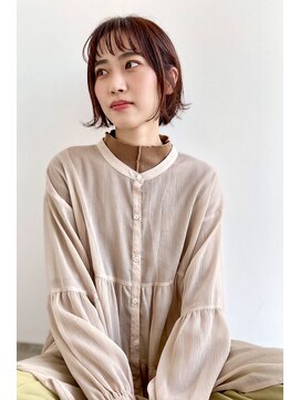 natural × 外ハネbob