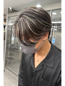 ランズ リアオオサカ(LANDS RiaOSAKA) メンズカットメッシュカラー【韓国ヘア 大阪 梅田】