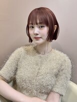 グロー 大宮(GLROW)&nbsp;前髪顔まわりボブレイヤーボブ顔まわり縮毛矯正haruhi