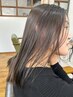 【透明感カラー&美髪ケア】カット＋イルミナ＋美髪形成トリートメント