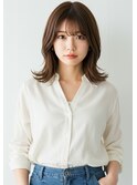 #磐田　切りっぱなしボブ×顔まわりレイヤー