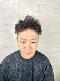 スペインカール/スパイキーショート/フェザーパーマ/メンズｒ
