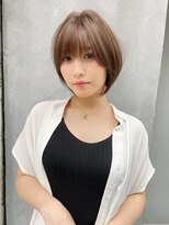 ハローバイシー 仙台(Hello by Sea)&nbsp;ナチュラルショート大人ショートボブ丸みショートひし形ショート