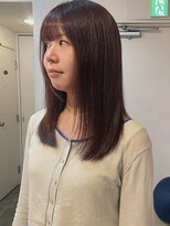 イルフレール(ill frere)&nbsp;お顔まわりカット　ぱつっと　艶カラー　中津　梅田