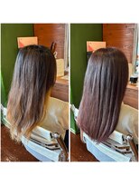 ピールアーク(peal ark)&nbsp;艶感ピンクベージュロング