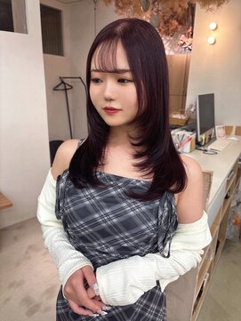 ヴィンスジオ 岐阜駅南(vince gio) レイヤーカット/暖色カラー/ブリーチなしカラー