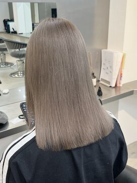 ラック 表参道(LUCK) レイヤーカット/ミルクティーグレージュ/ベージュ/大人ガーリー