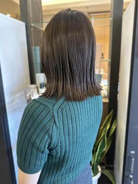 美容室 佐竹 透明感グレージュ