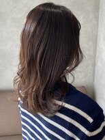 シベルバレー 横浜(sibell) ミディアムレイヤーグレージュブラウン
