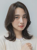 アンアミ シブヤ(Un ami shibuya)&nbsp;【Unami】大人可愛いかきあげ前髪のくびれヘア
