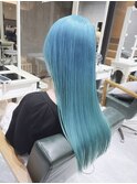 【ブリーチ2～３回】ネイビーブルーカラー/ハイトーンカラー