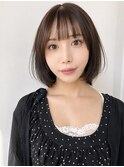レイヤーボブ/マロンベージュ/シナモンベージュ/髪質改善