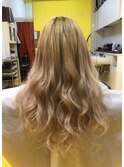 ハイトーンで☆オシャレボリュームロング☆彡
