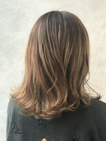 ヘアサロンエム 渋谷店(HAIR SALON M)&nbsp;外ハネボブ/アッシュブラウン/ネオウルフ/デザインカラー