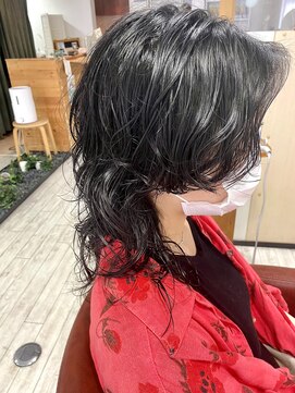 ビードロ 吉祥寺店(vi dro) 【お客様スタイル】ウルフカット×パーマ×オシャレ