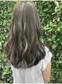 白髪ぼかし×立体感ハイライト/曳舟ダブルカラー髪質改善