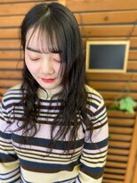 ローシュヘアー(Rosh hair)&nbsp;中間巻きロングパーマ