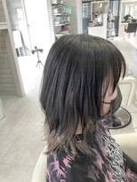 シャルムヘアー 松江店(charme hair) ベージュ×ブラック×ウルフ