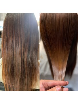 アローズ 玉名店(arose) ２０～40代髪質改善艶感ナチュラルストレート