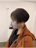 前下がりショートボブ×刈り上げ