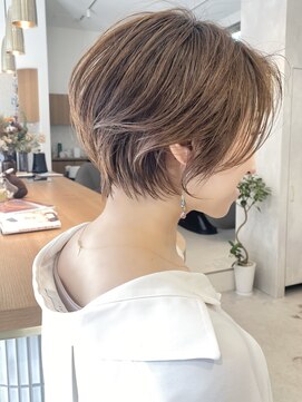 サークル(circle) 大人可愛い20代30代40代50代小顔ショートボブ丸みショートくびれ