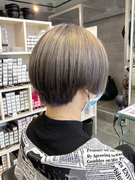 キャラ 池袋本店(CHARA) マッシュボブハンサムショート◎ショコラベージュ【池袋/ボブ】