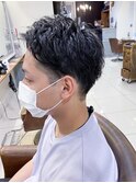 メンズショートメンズパーマ刈り上げ☆横浜