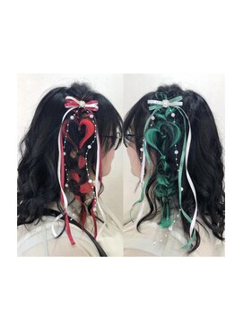 フェイブ(Fave) 編みたらし×ハートアレンジ