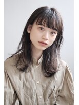 トリッカ 銀座(tricca)&nbsp;20代30代40代ミディアムパーマミディアムヘア毛先パーマ前髪