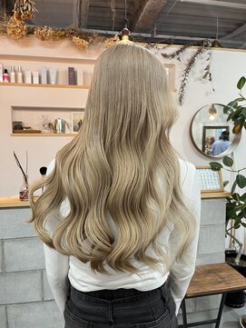 空 ミルクティーベージュ/ホワイトベージュ