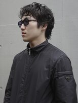 ヤド 原宿(YADO)&nbsp;メンズパーマ/センターパート/ニュアンスパーマ