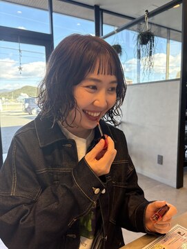 アチーブリス(achieve Liss) ボブパーマ大人可愛いなみなみウェーブショコラブラウン