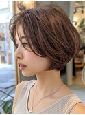 【DUNO神戸三宮】センターパートボブ
