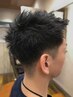[メンズ]  眉整え+カット　￥4700