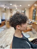 セット楽ちんメンズプードルパーマ