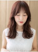 チェリーブラウンくせ毛風フェミニンロング308W北浦和30代40代