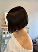 前下がりボブ_カット_髪質改善