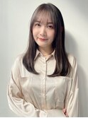 ゆるっとワンカールロングヘア*ロングレイヤーカット*面長解消2
