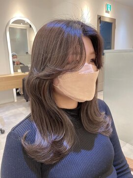 ジーナ 船橋(Zina) 髪質改善*ロングレイヤーグレーベージュ*美髪【Zina船橋】