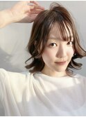 外ハネボブで大人可愛いゆるふわワンカール