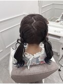 リボンヘアで可愛く＊王道ツインテール＊新井