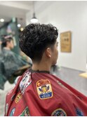 MEN'SHAIRウルフカルマパーマメンズショートイージーパーマ