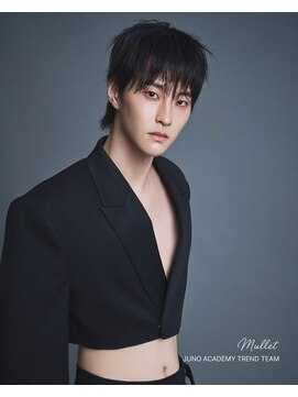 ジュノヘアージャパン 表参道(JUNO HAIR JAPAN) 韓国ヘア ダウンパーマ シースルーフェザー メンズパーマ